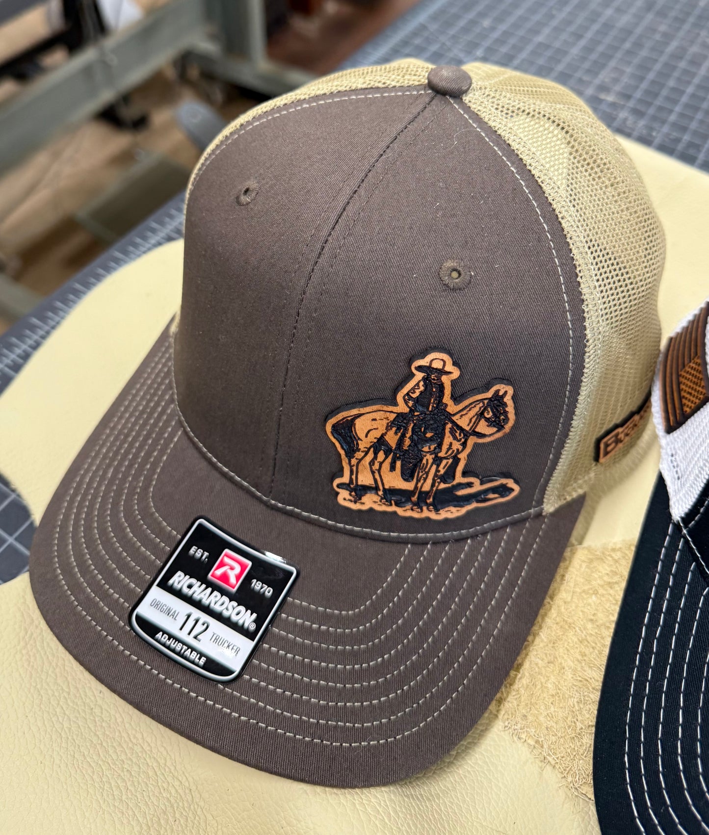 BuckarooGear Leather Patch Hat - EM Design