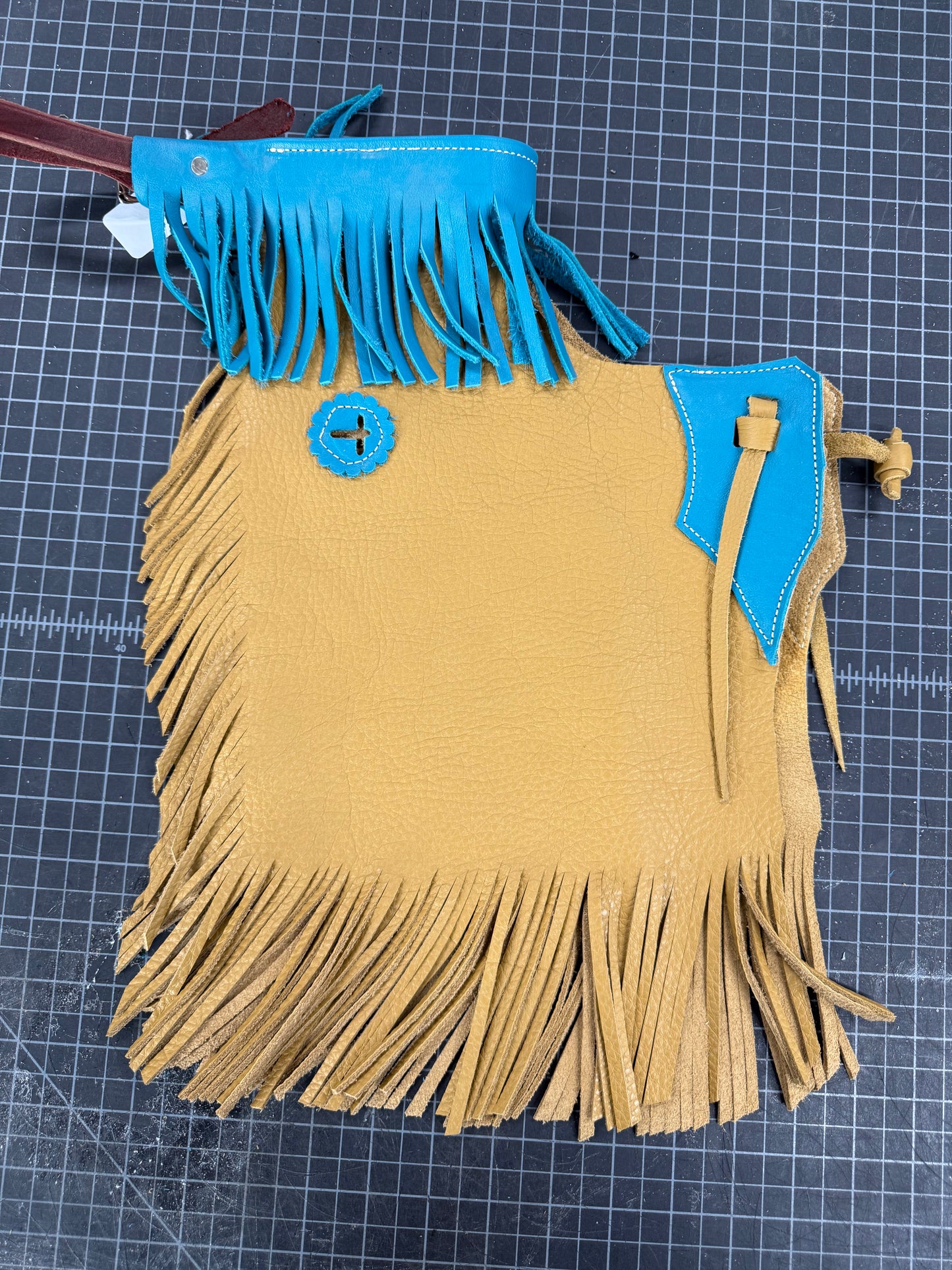 Small Kid's Armitas Ready To Ship - Ginger w/Tourquoise