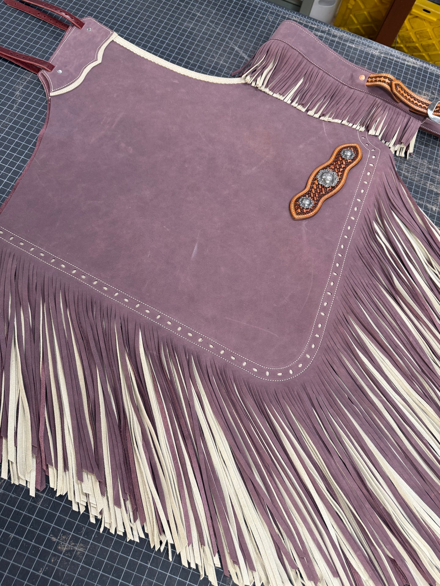 Purple Nubuc GreatBasin Armitas - Ready To Ship