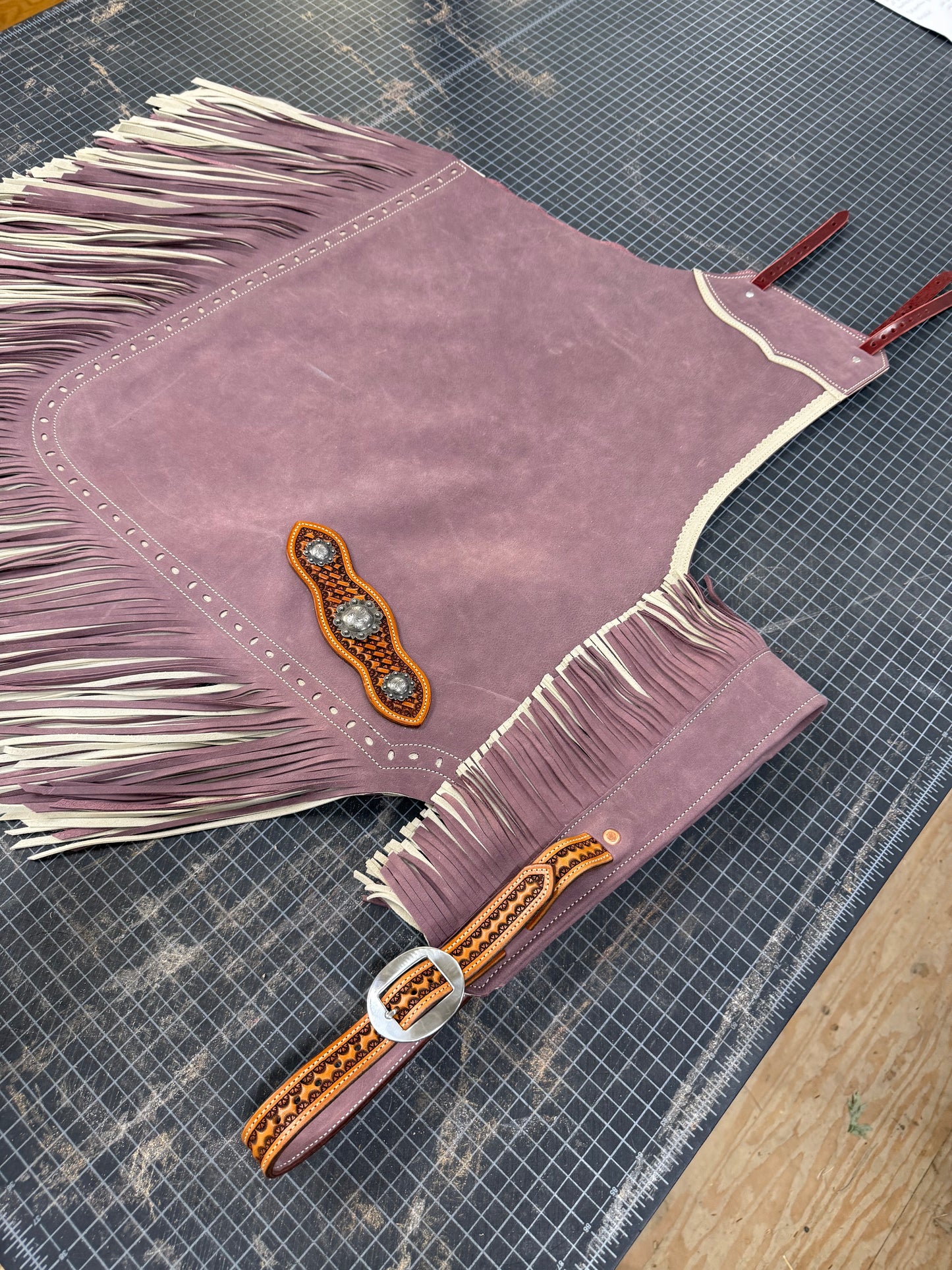 Purple Nubuc GreatBasin Armitas - Ready To Ship