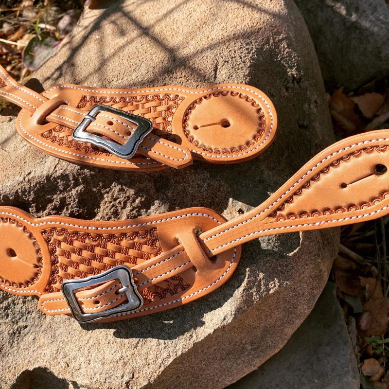 New Bib Style Spur Straps Made To Order