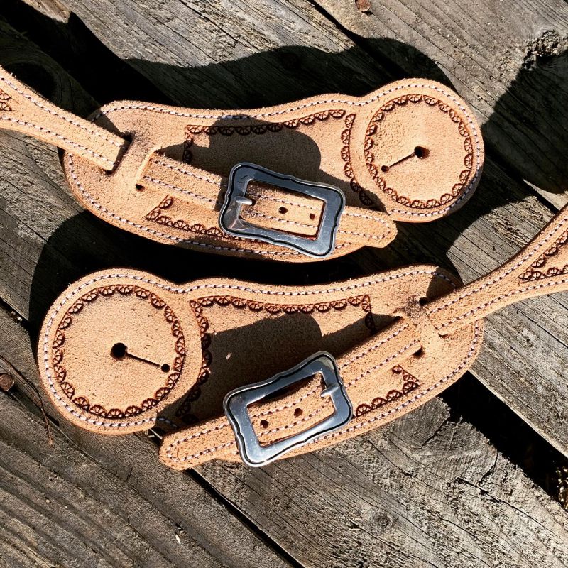 New Bib Style Spur Straps Made To Order