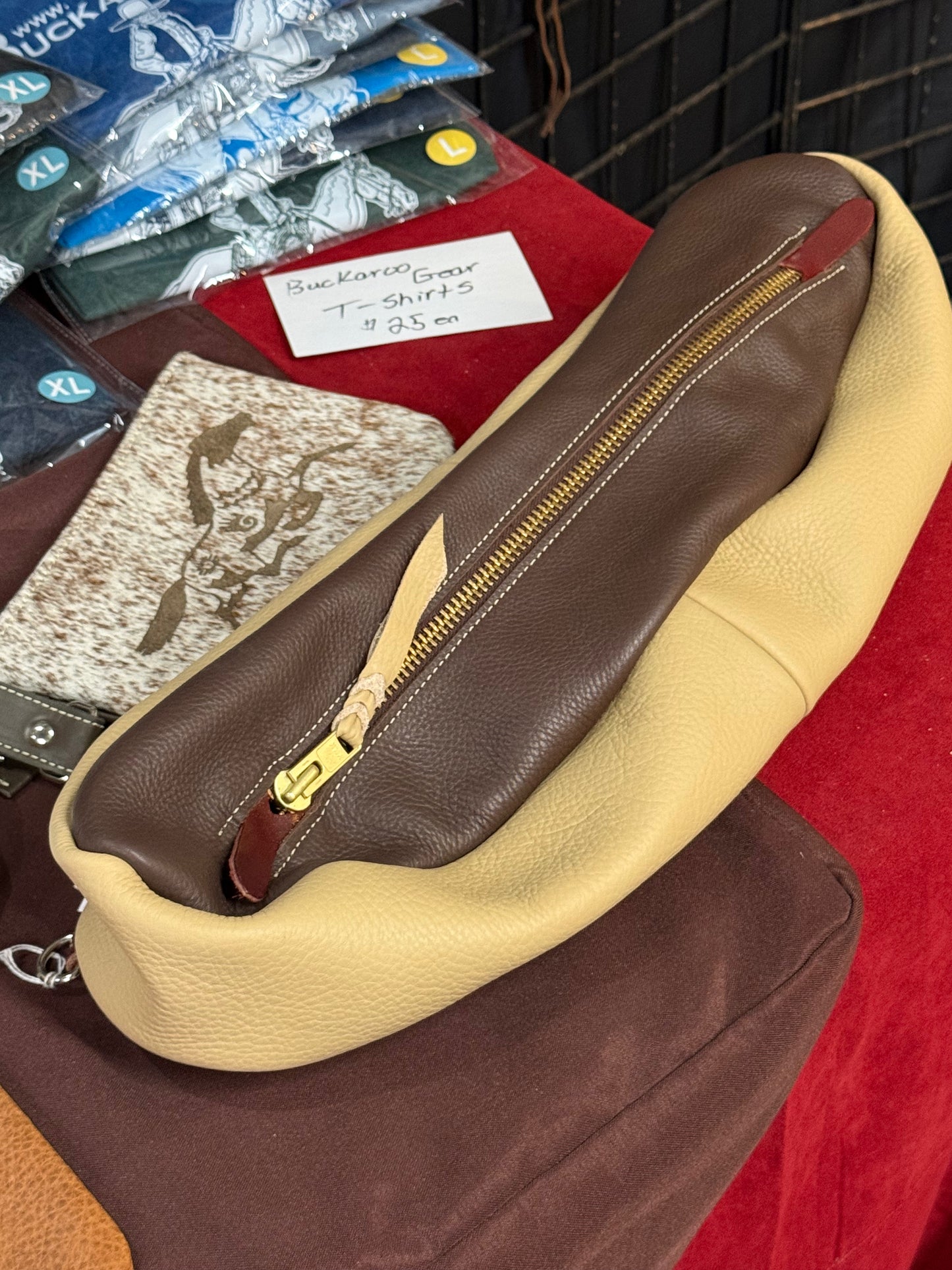 Cantle Bag - Butter/Cocoa Color - Ready to Ship