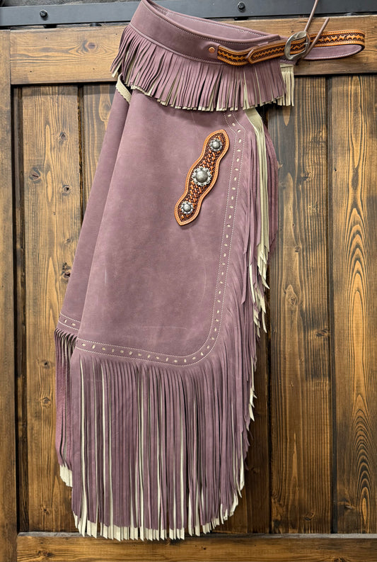 Purple Nubuc GreatBasin Armitas - Ready To Ship