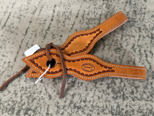Border Stamped Antiqued Slobber StrapsReady to ship