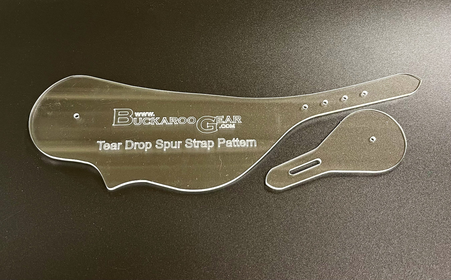 Tear Drop Spur Strap Acrylic Pattern Set