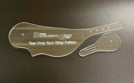 Tear Drop Spur Strap Acrylic Pattern Set