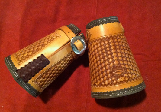 Basket Stamped Cowboy Cuffs