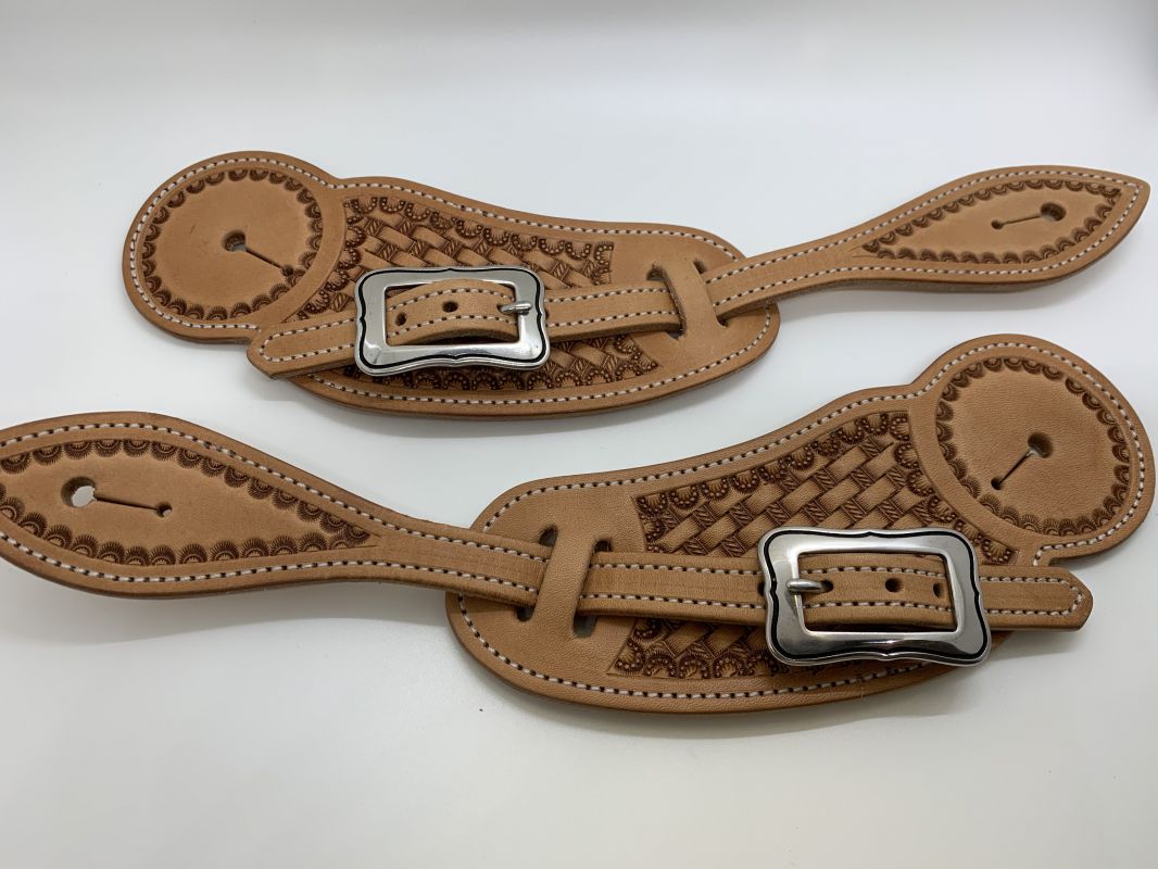 New Bib Style Spur Straps Made To Order