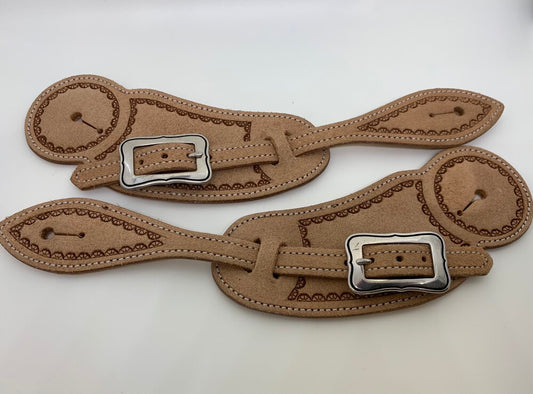 New Bib Style Spur Straps Made To Order