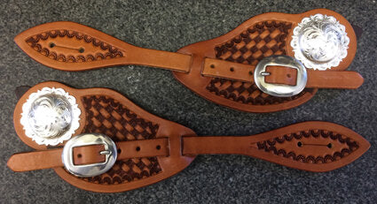 Buckaroo Bib Style Spur Straps made to Order